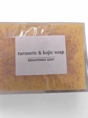 Turmeric & Kojic Brightening Soap - Yellow Exfoliating Bar